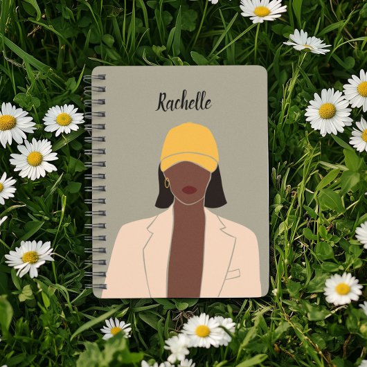 Gepersonaliseerd de Afrikaanse koningin Melanin Notitieboek