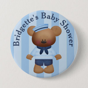 Gepersonaliseerd de Button van het Baby shower van