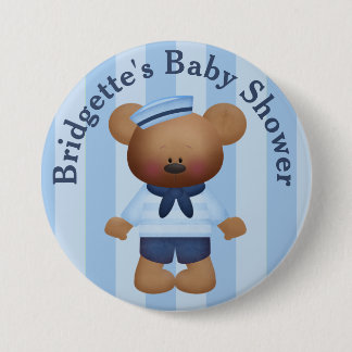 Gepersonaliseerd de Button van het Baby shower van