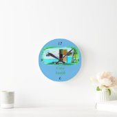 Gepersonaliseerd de -cameraaanhangwagen ronde klok (Huis)