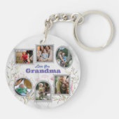 Gepersonaliseerd de Collage van de Foto en het Mem Sleutelhanger (Achterkant)