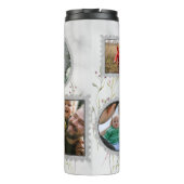 Gepersonaliseerd de Collage van de Foto en het Mem Thermosbeker (Achterkant)