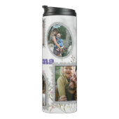 Gepersonaliseerd de Collage van de Foto en het Mem Thermosbeker (Geroteerd rechts)