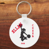 Gepersonaliseerd de collekerknop sleutelhanger (Voorkant)
