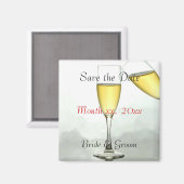 Gepersonaliseerd De datummagneet opslaan Magneet (Voorkant / Achterkant)