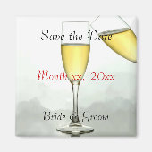 Gepersonaliseerd De datummagneet opslaan Magneet (Voorkant)