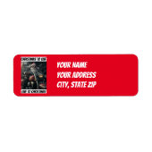 Gepersonaliseerd de Etiketten van het Adres van de (Voorkant)