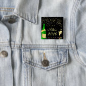 Gepersonaliseerd de Eve Party Pin Vierkante Button 5,1 Cm (In situ)