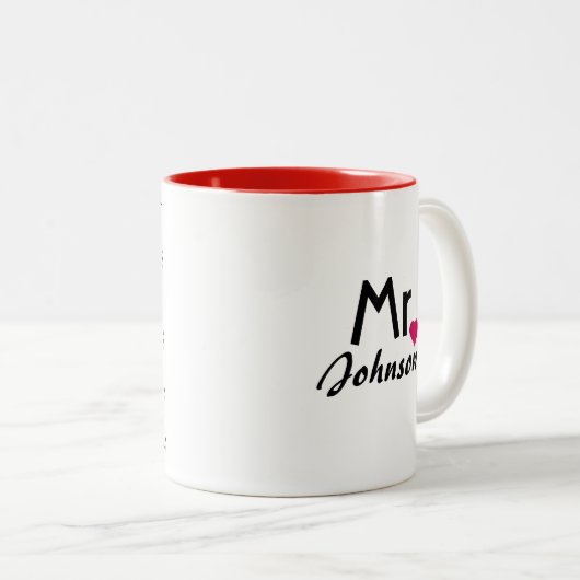 Gepersonaliseerd de heer Afbeelding mok (Voorkant rechts)