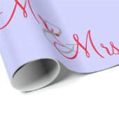 Gepersonaliseerd de heer en mevrouw cadeaupapier (Rol Hoek)