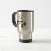Gepersonaliseerd DE HEER is mijn herder Psalm 23 Reisbeker (Voorkant links)