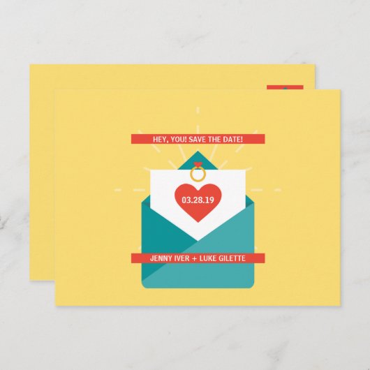 Gepersonaliseerd - De illustratie van de klap bewa Briefkaart (Voorkant / Achterkant)