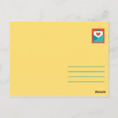 Gepersonaliseerd - De illustratie van de klap bewa Briefkaart (Achterkant)