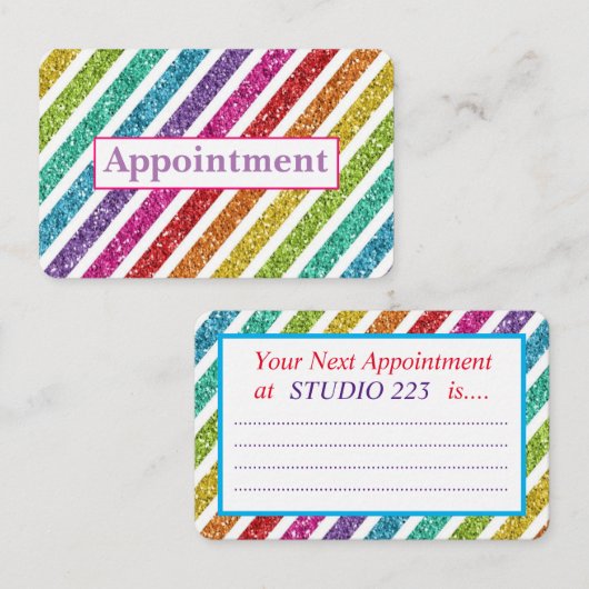 Gepersonaliseerd de Kaarten van de Benoeming - Nai Visitekaartje (Voorkant / Achterkant)