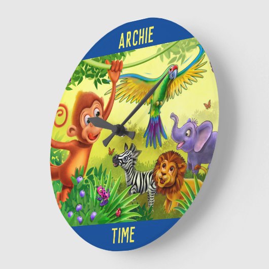 Gepersonaliseerd de klok van Oerwoud (Hoek)