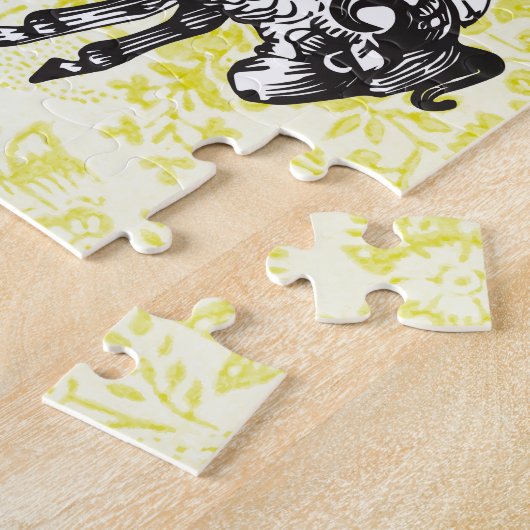 Gepersonaliseerd De LORD is mijn herder Psalm 23 Legpuzzel (Zijkant)