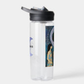 Gepersonaliseerd De Maan Zegen Vrouwen Kunstwerk Waterfles (Rechts)