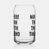 Gepersonaliseerd De Man De Mythe De Legende Blikvorm Glas (Rechts)