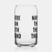 Gepersonaliseerd De Man De Mythe De Legende Blikvorm Glas (Links)