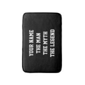 Gepersonaliseerd De man mythe legende non slibbad  Badmat (Voorkant Verticaal)