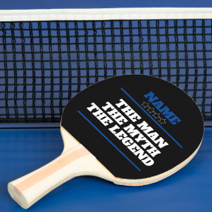 Gepersonaliseerd de naam van het Man The Myth The Tafeltennisbatje
