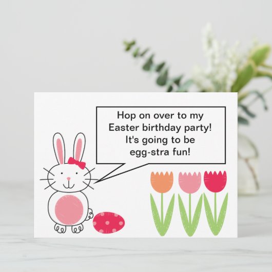 Gepersonaliseerd de Uitnodiging van de Dag van de  (Staand voorkant)