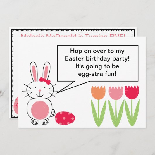 Gepersonaliseerd de Uitnodiging van de Dag van de  (Voorkant / Achterkant)