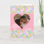 Gepersonaliseerd de Valentijn van het gesprek van  Kaart (Voorkant)