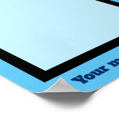 Gepersonaliseerd de vertoning van de studentenprij poster (Hoek)