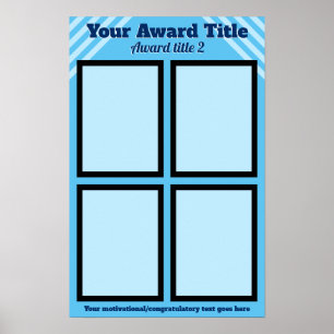 Gepersonaliseerd de vertoning van de studentenprij poster