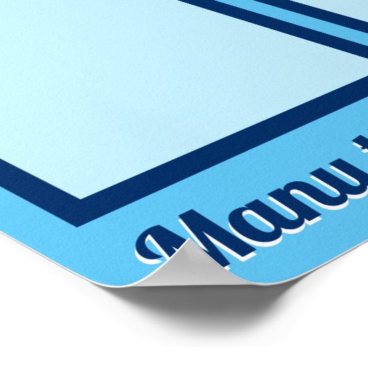 Gepersonaliseerd de vertoning van de studentenprij poster (Hoek)