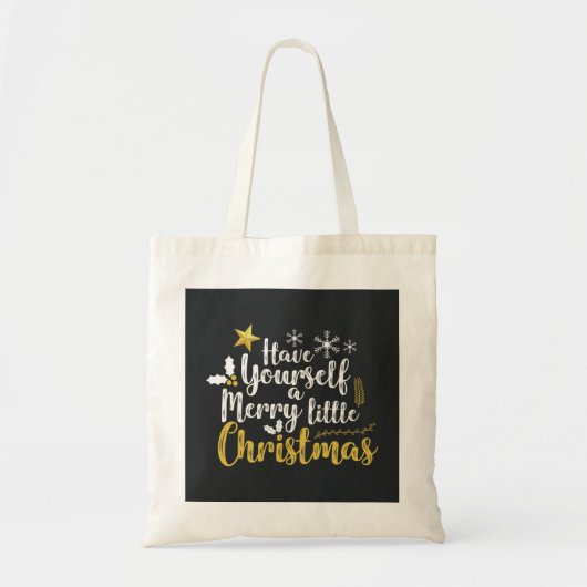 Gepersonaliseerd decoratief Tas voor kerstavond (Voorkant)