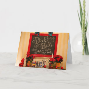 Gepersonaliseerd Dek de Zalen - Wenskaart Feestdagen Kaart