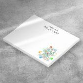 Gepersonaliseerd DENK ALS EEN PROTON EN BLIJF POSI Post-it® Notes