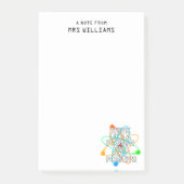 Gepersonaliseerd DENK ALS EEN PROTON EN BLIJF POSI Post-it® Notes (Voorkant)