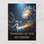 Gepersonaliseerd denken van u Schattige eendje mad Briefkaart (Voorkant)