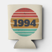 Gepersonaliseerd Dertig vintages 30ste verjaardags Blikjeskoeler (Achterkant)