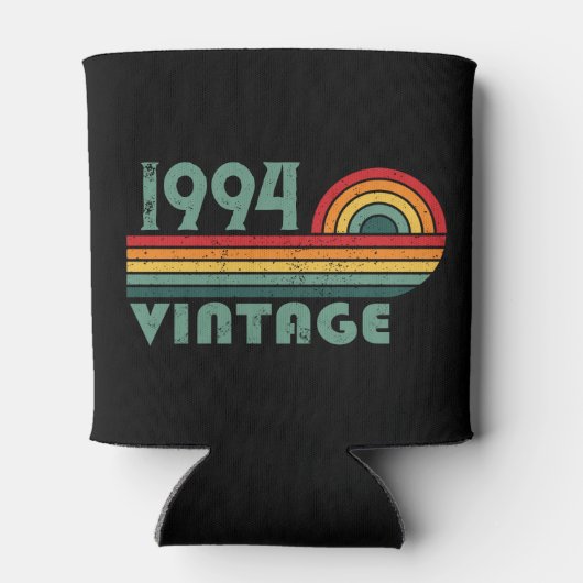 Gepersonaliseerd Dertig vintages 30ste verjaardags Blikjeskoeler (Achterkant)