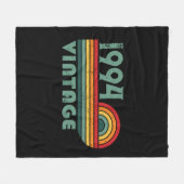Gepersonaliseerd Dertig vintages 30ste verjaardags Fleece Deken (Voorkant (Horizontaal))