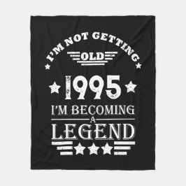 Gepersonaliseerd Dertig vintages 30ste verjaardags Fleece Deken