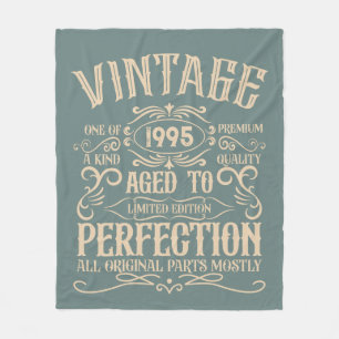 Gepersonaliseerd Dertig vintages 30ste verjaardags Fleece Deken