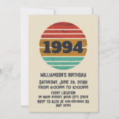 Gepersonaliseerd Dertig vintages 30ste verjaardags Kaart (Voorkant)