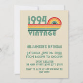 Gepersonaliseerd Dertig vintages 30ste verjaardags Kaart (Voorkant)