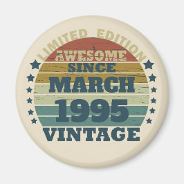 Gepersonaliseerd Dertig vintages 30ste verjaardags Magneet