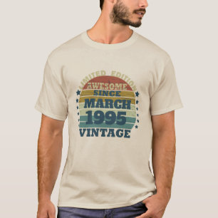 Gepersonaliseerd Dertig vintages 30ste verjaardags T-shirt