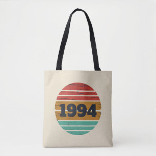 Gepersonaliseerd Dertig vintages 30ste verjaardags Tote Bag