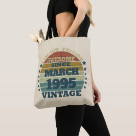 Gepersonaliseerd Dertig vintages 30ste verjaardags Tote Bag