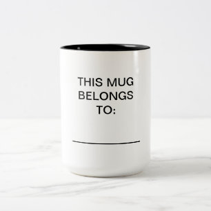 Gepersonaliseerd - Deze Mok behoort toe aan