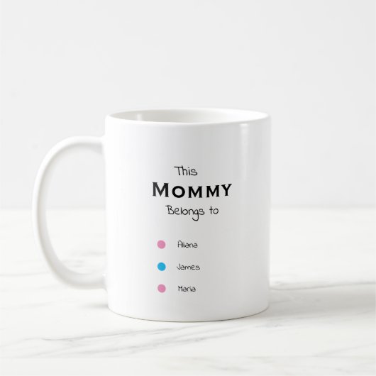 Gepersonaliseerd deze mummie behoort tot mok mummi (Links)