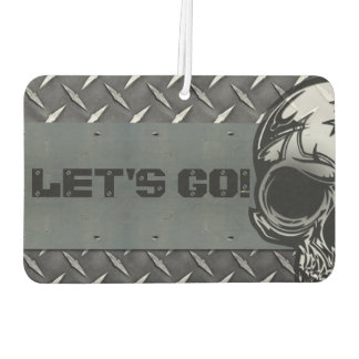 Gepersonaliseerd Diamond Bord met Halve Schedels Luchtverfrisser